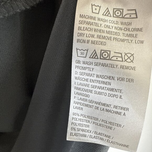 Susan Graver Women's Top 2X Solid Gray Bell Ruffle Liquid Knit Bohemian - Picture 5 of 7